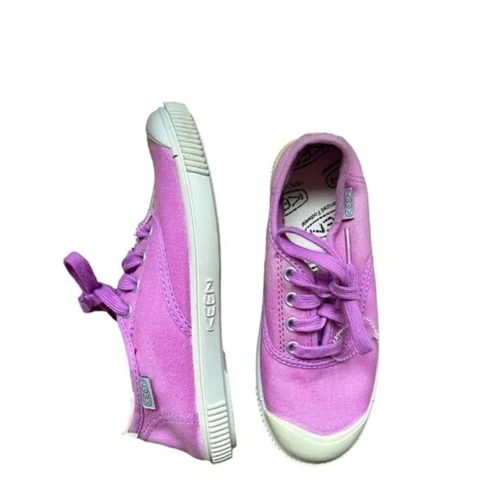 Keen shoes kids Maderas Oxford Sneakers Purple Canvas Vulcanized Rubber Lace-Up